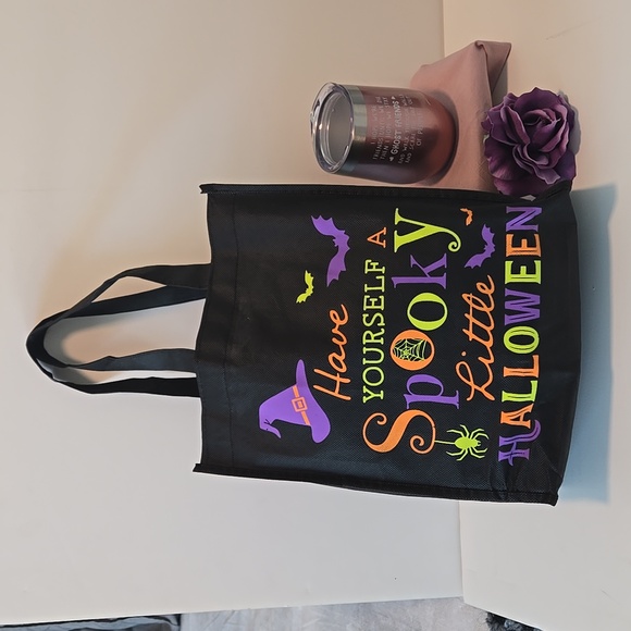 Halloween 12 oz Wine Tumbler Rose Gold w/ Lid & Bag NWOT - Picture 8 of 8